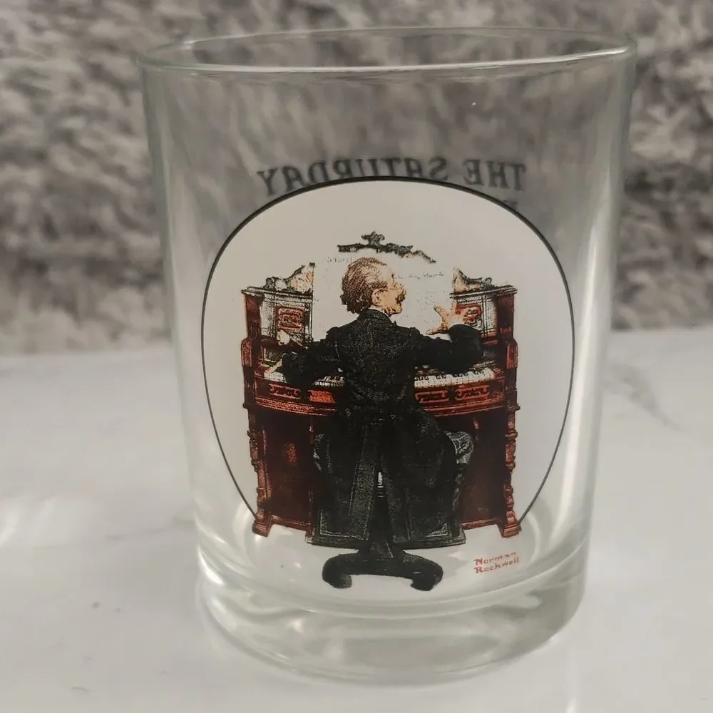 NORMAN ROCKWELL- The Saturday Evening Post Vintage Glasswear Collection